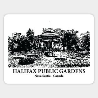 Halifax Public Gardens - Nova Scotia Magnet